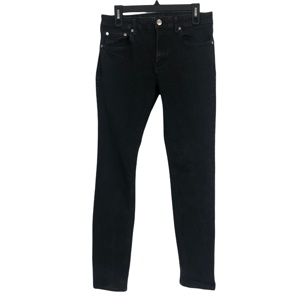 PACSUN Men’s Slim Black Jeans Sz W30”/L33” Distress Stretch Actual Inseam 31.5”